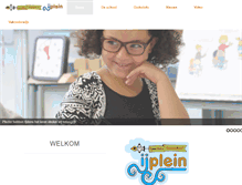Tablet Screenshot of ijpleinschool.nl